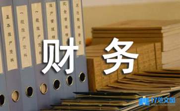 有關(guān)財務(wù)崗實習(xí)報告模板4篇